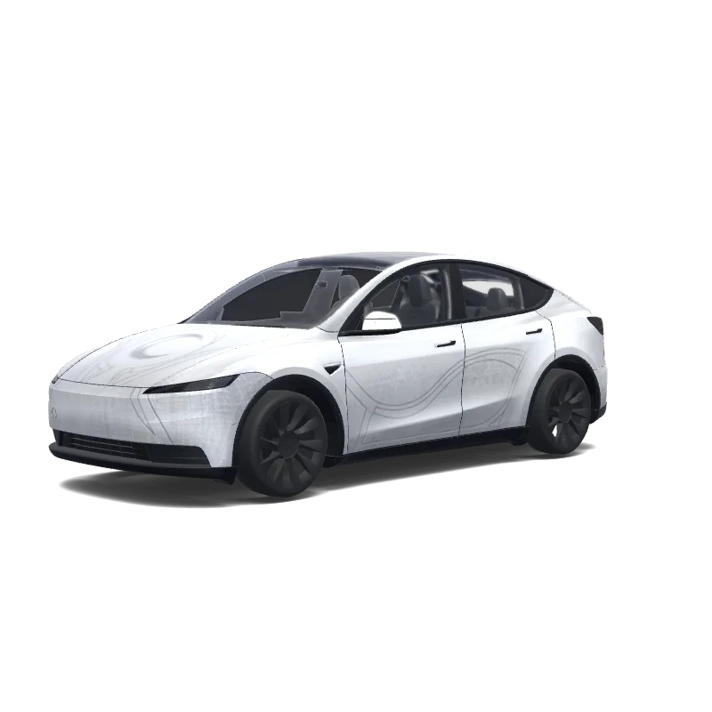 Tesla Model Y (2025+ Standard) custom wrap design