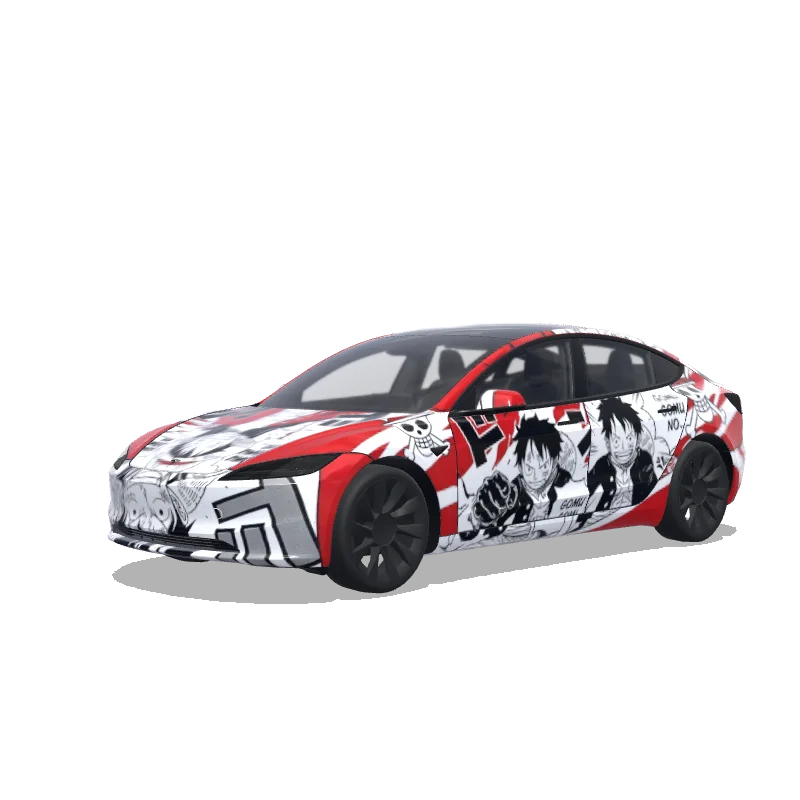 Tesla Model 3 (2024+ Standard/Premium) custom wrap design