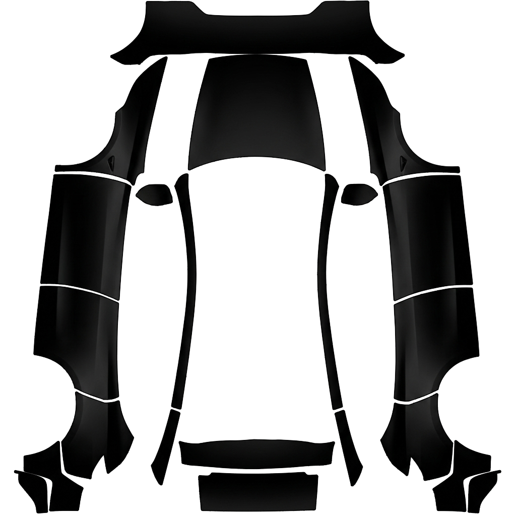 Model Y Wrap Design - flat wrap PNG for Model Y (2025+ Performance) Paint Shop