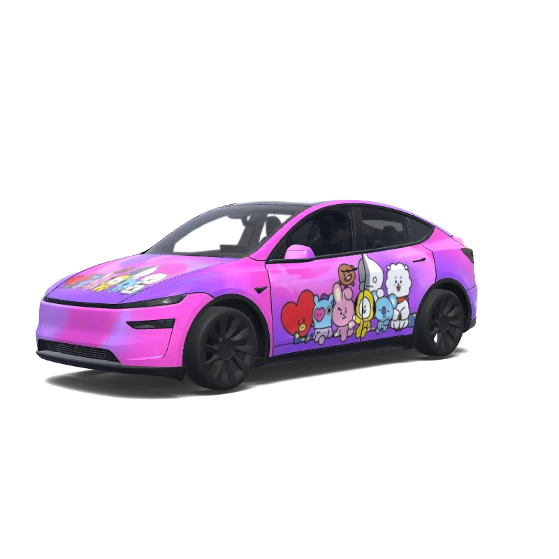 Tesla Model Y (2025+ Premium) custom wrap design