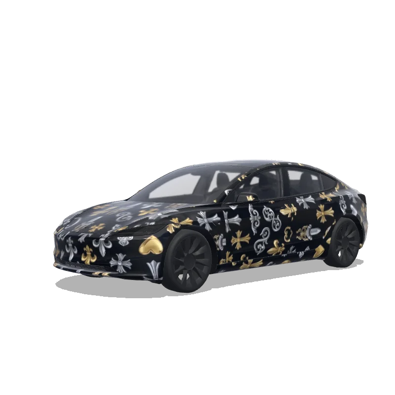 Tesla Model 3 (2024+ Standard/Premium) custom wrap design