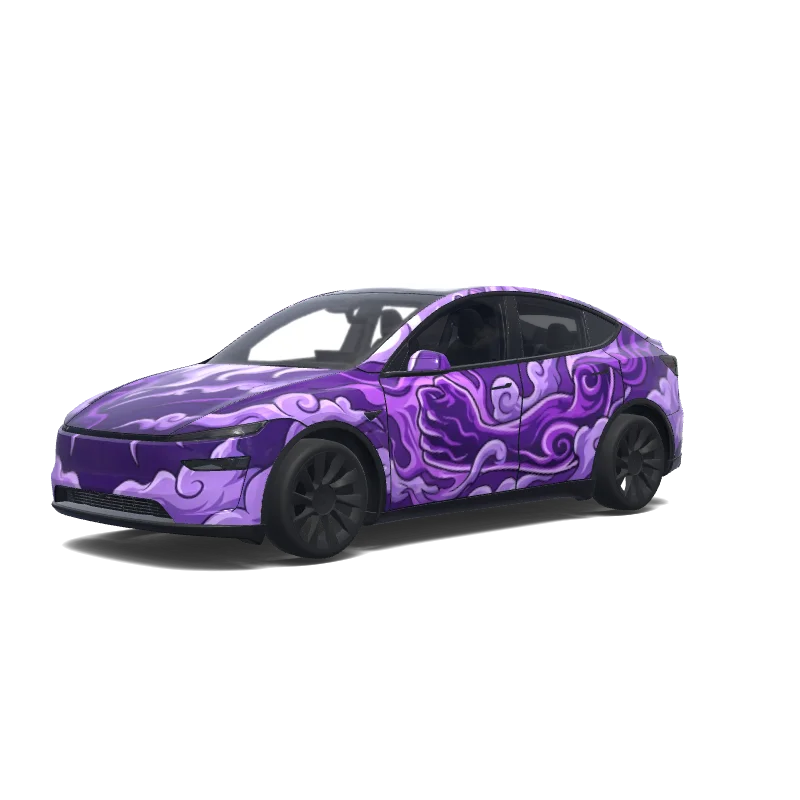 Tesla Model Y (2025+ Premium) custom wrap design