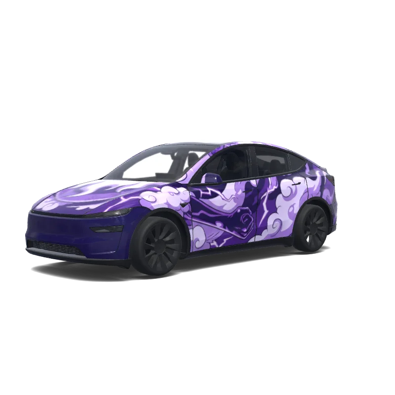 Tesla Model Y (2025+ Premium) custom wrap design