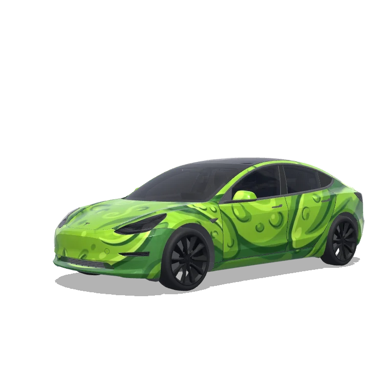 Tesla Model 3 custom wrap design