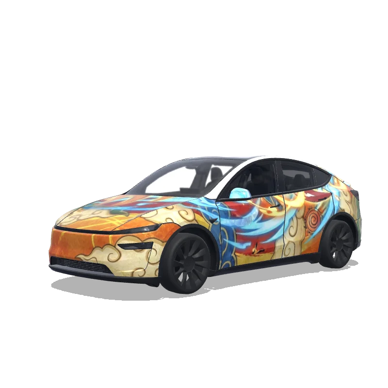 Tesla Model Y (2025+ Premium) custom wrap design