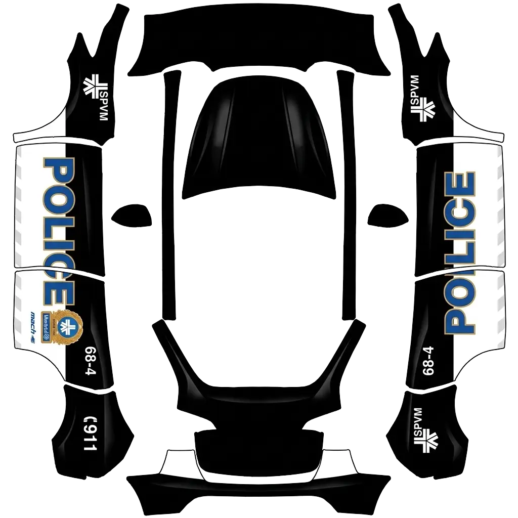 Tesla Model Y custom wrap design