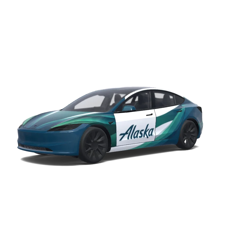 Tesla Model 3 (2024+ Standard/Premium) 커스텀 랩 디자인