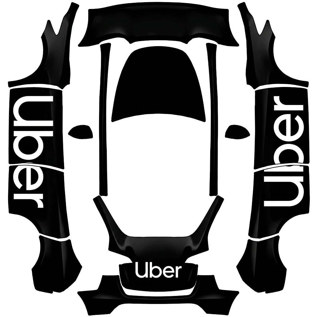 Model Y Wrap Design - flat wrap PNG for Model Y Paint Shop