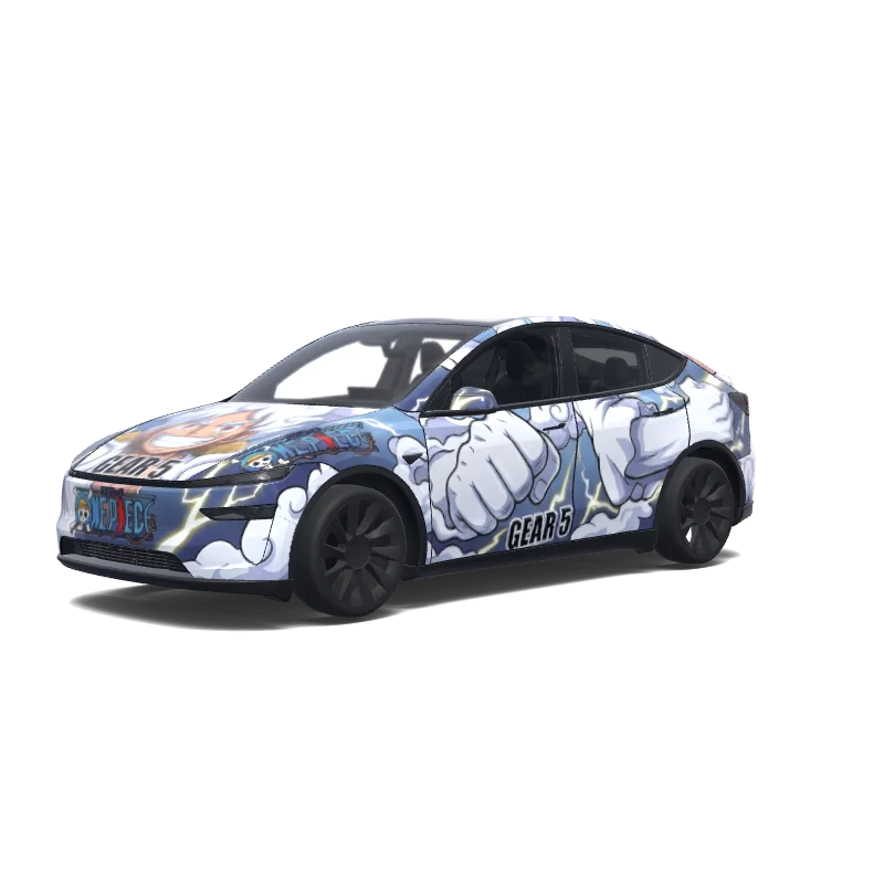 Tesla Model Y (2025+ Premium) tilpasset wrap-design
