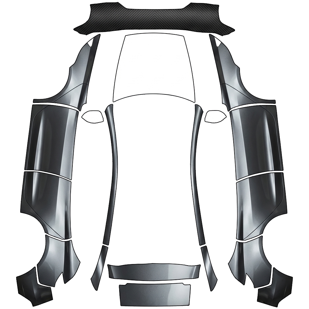 Model Y Wrap Design - flat wrap PNG for Model Y (2025+ Premium) Paint Shop