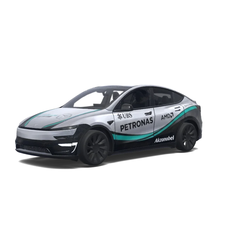 Tesla Model Y (2025+ Premium) tilpasset wrap-design