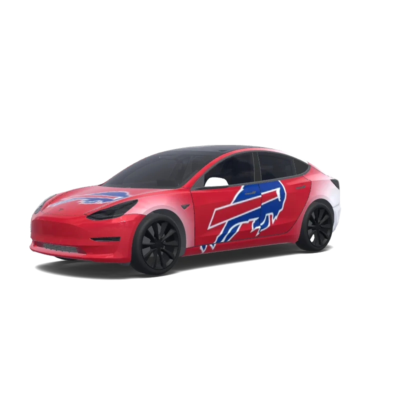 Tesla Model 3 custom wrap design