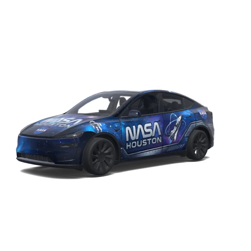 Tesla Model Y (2025+ Premium) custom wrap design