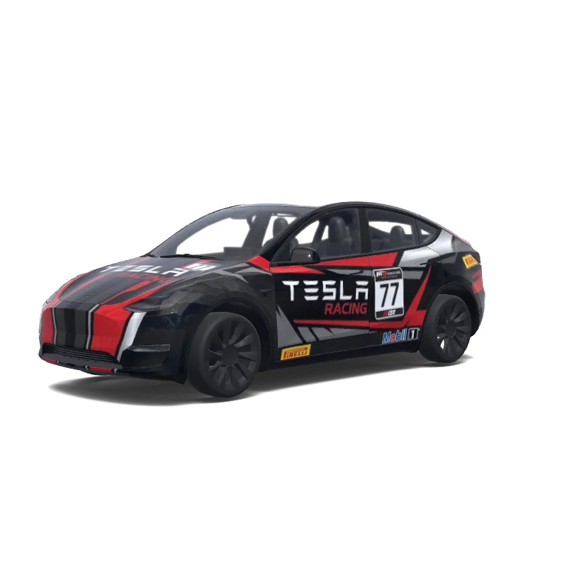 Tesla Model Y custom wrap design
