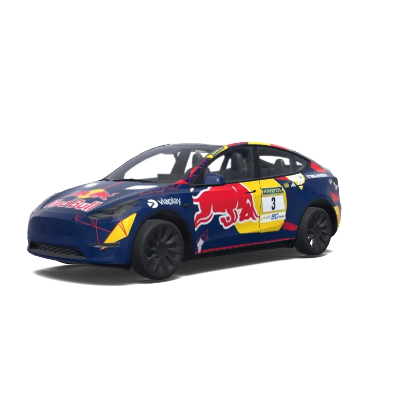 Tesla Model Y custom wrap design