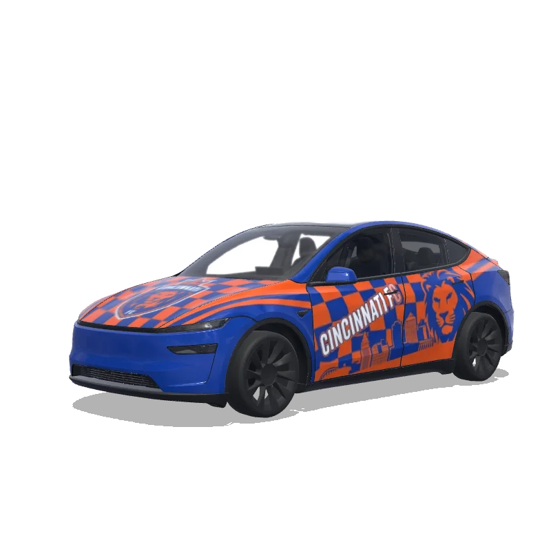 Tesla Model Y (2025+ Premium) custom wrap design