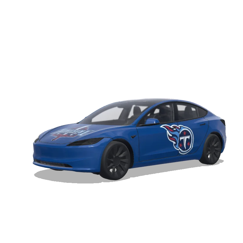 Tesla Model 3 (2024+ Standard/Premium) custom wrap design