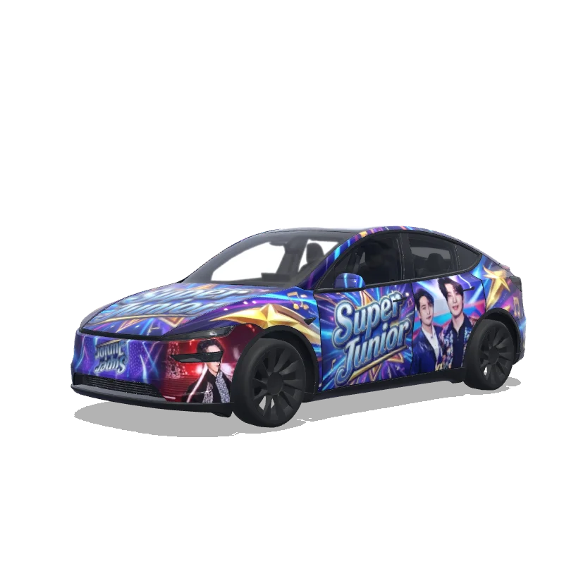 Tesla Model Y (2025+ Premium) custom wrap design