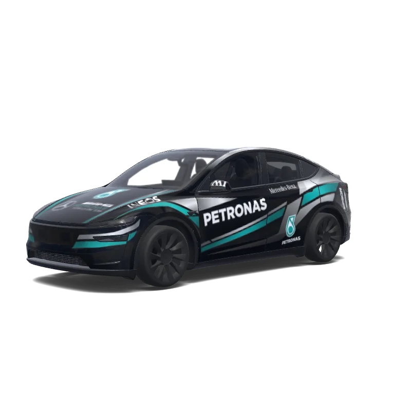 Tesla Model Y (2025+ Premium) tilpasset wrap-design