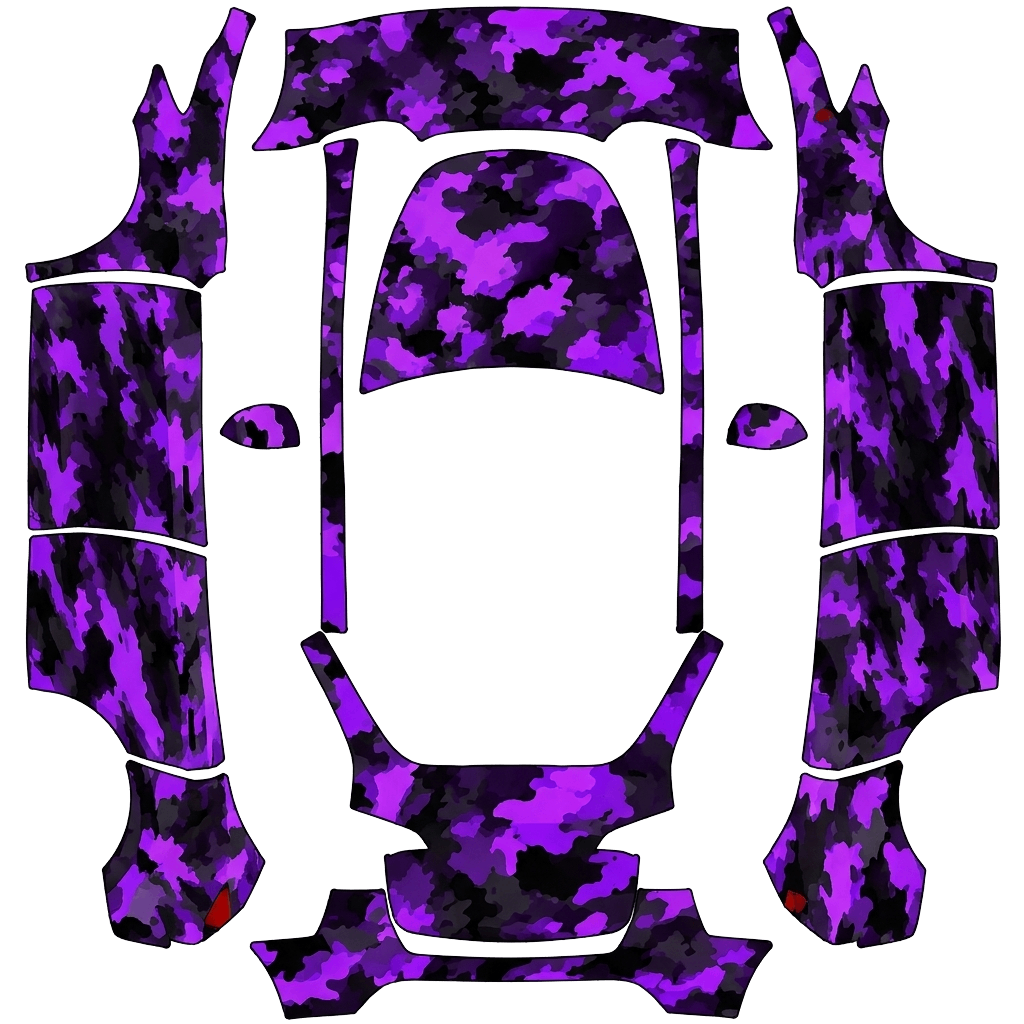 Model Y Folierungsdesign - flat wrap PNG for Model Y Paint Shop