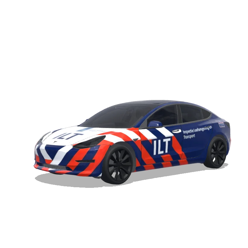 Tesla Model 3 custom wrap design