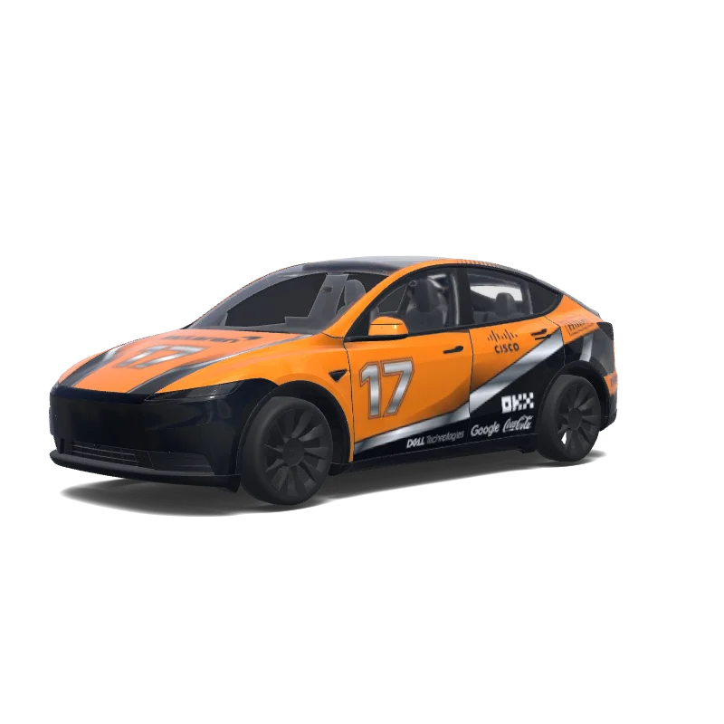 Tesla Model Y (2025+ Standard) custom wrap design