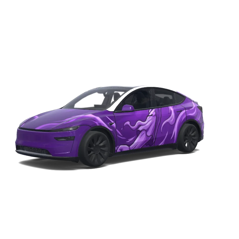 Tesla Model Y (2025+ Premium) custom wrap design