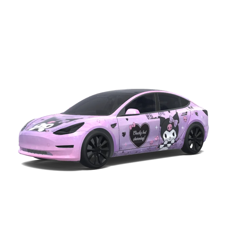 Tesla Model 3 custom wrap design