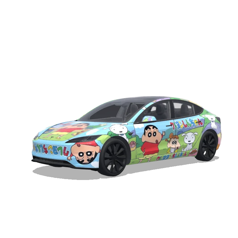 Tesla Model 3 (2024+ Performance) custom wrap design