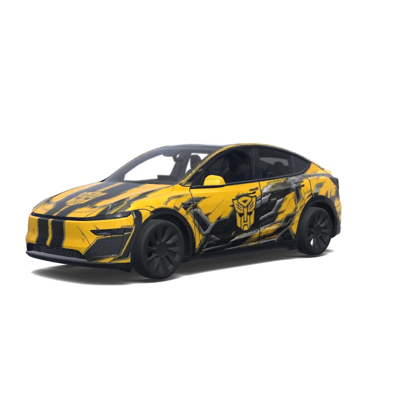 Tesla Model Y (2025+ Premium) custom wrap design