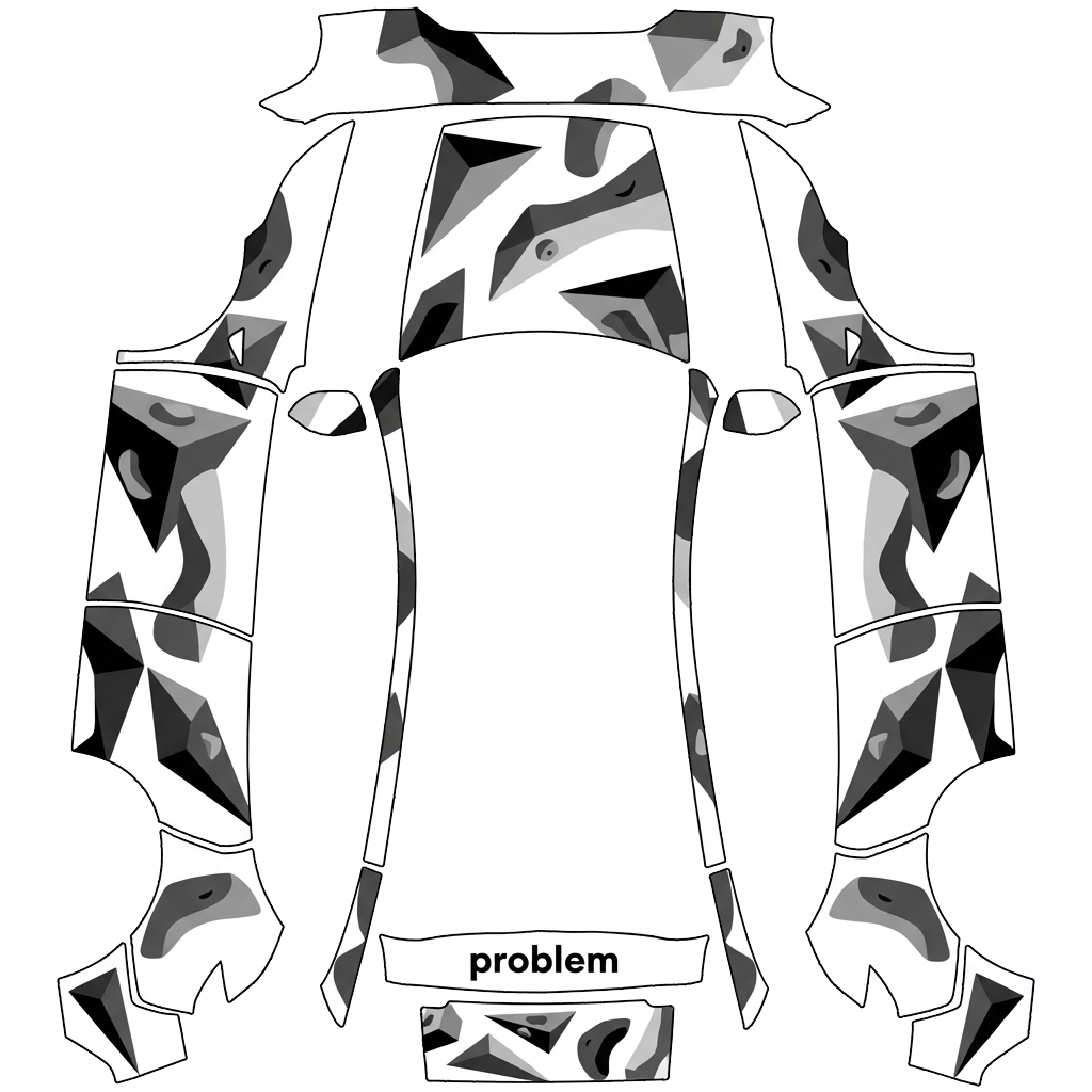 Model Y Wrap Design - flat wrap PNG for Model Y (2025+ Premium) Paint Shop