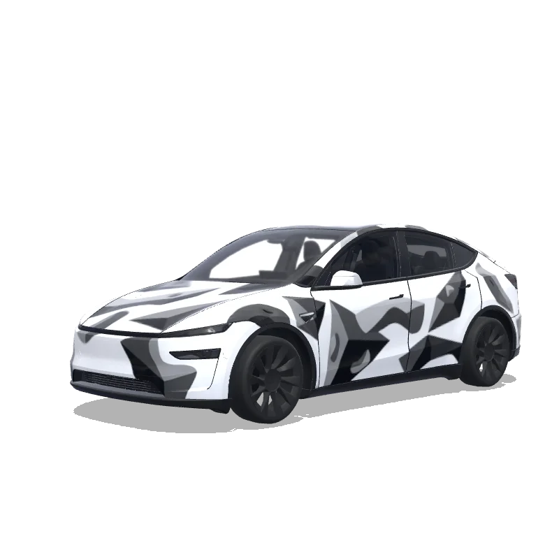 Tesla Model Y (2025+ Premium) custom wrap design