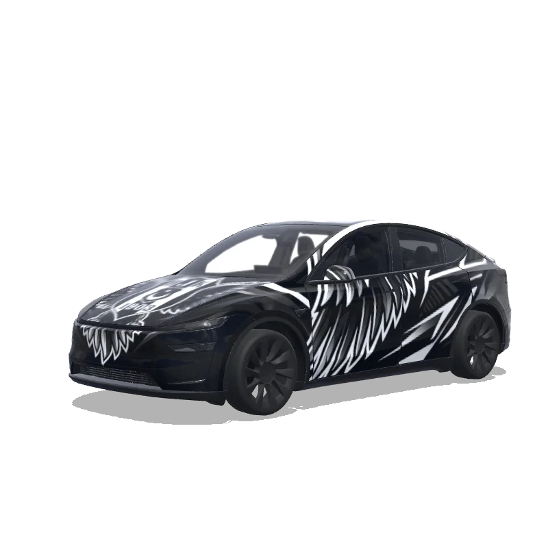 Tesla Model Y (2025+ Premium) custom wrap design