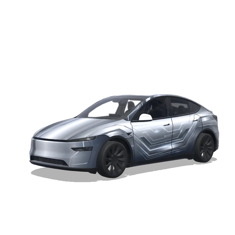 Tesla Model Y (2025+ Premium) custom wrap design