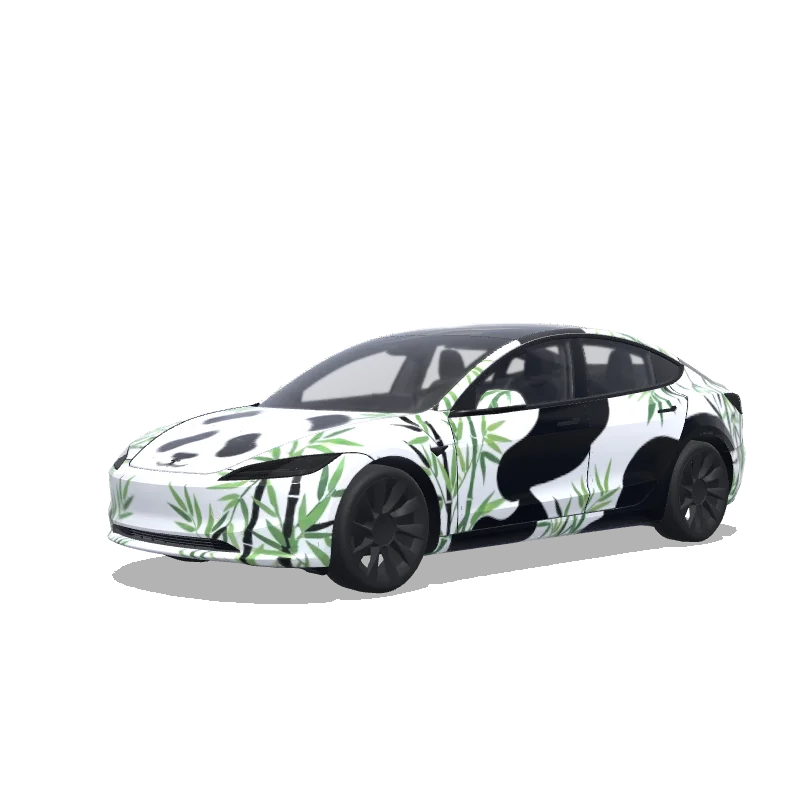 Tesla Model 3 (2024+ Standard/Premium) custom wrap design