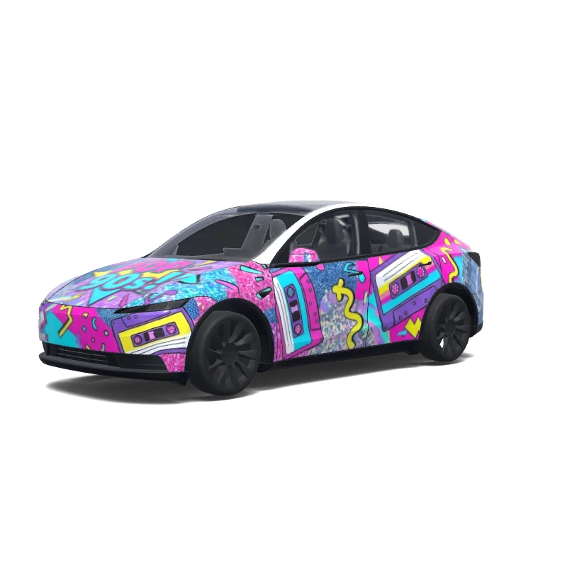 Tesla Model Y (2025+ Standard) custom wrap design