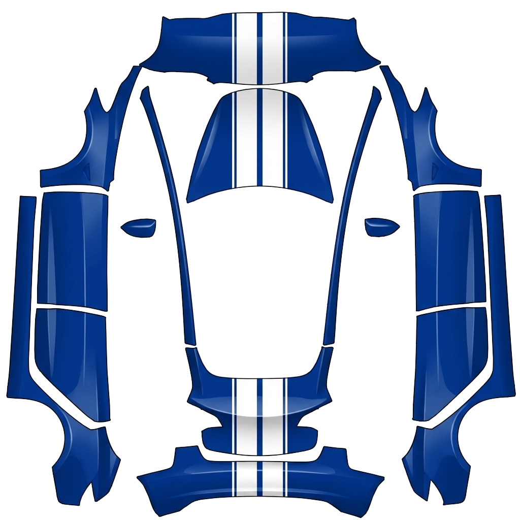 Model 3 Wrap Design - flat wrap PNG for Model 3 Paint Shop