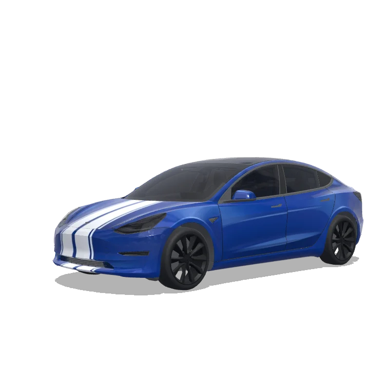 Tesla Model 3 custom wrap design