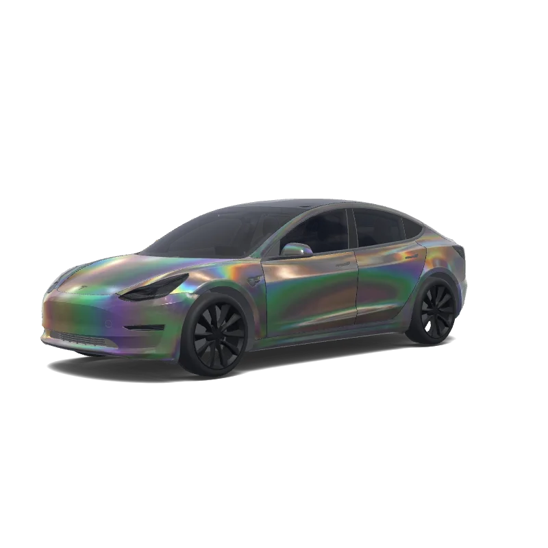 Tesla Model 3 anpassad wrap-design