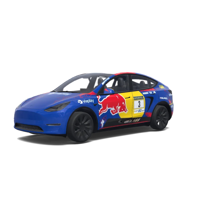 Tesla Model Y custom wrap design