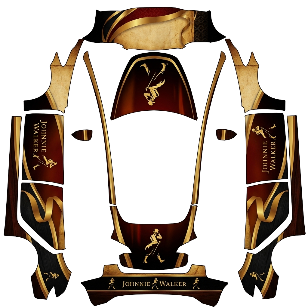 Model 3 Wrap Design - flat wrap PNG for Model 3 Paint Shop