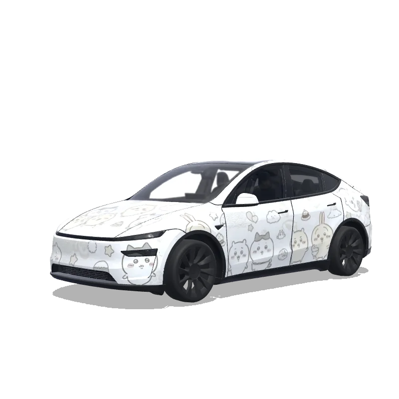 Tesla Model Y (2025+ Premium) custom wrap design