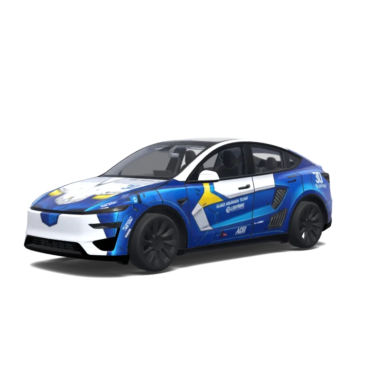 Tesla Model Y (2025+ Performance) custom wrap design