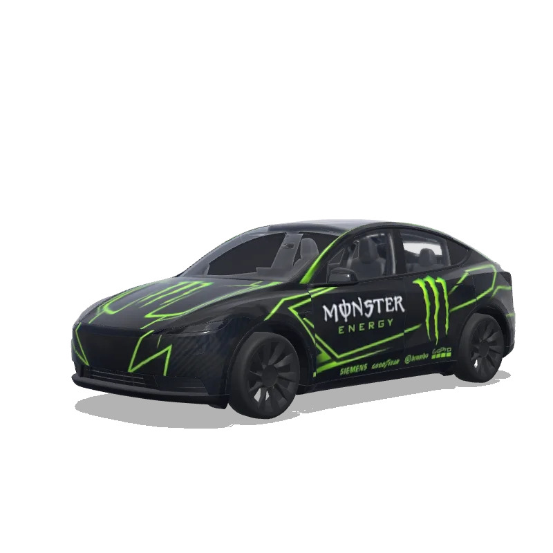 Tesla Model Y (2025+ Standard) custom wrap design