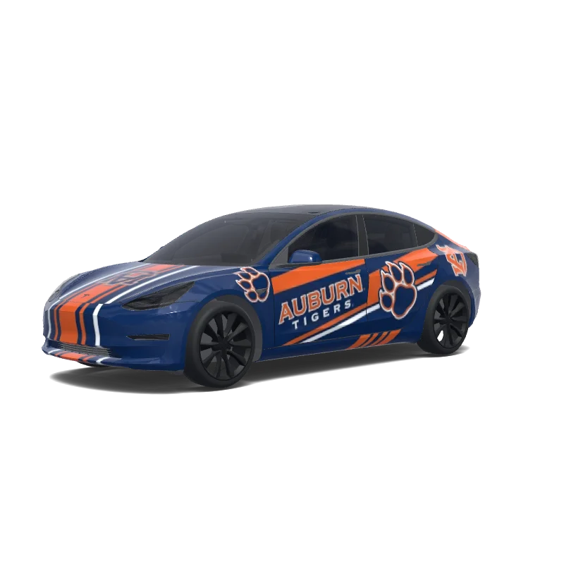 Tesla Model 3 custom wrap design