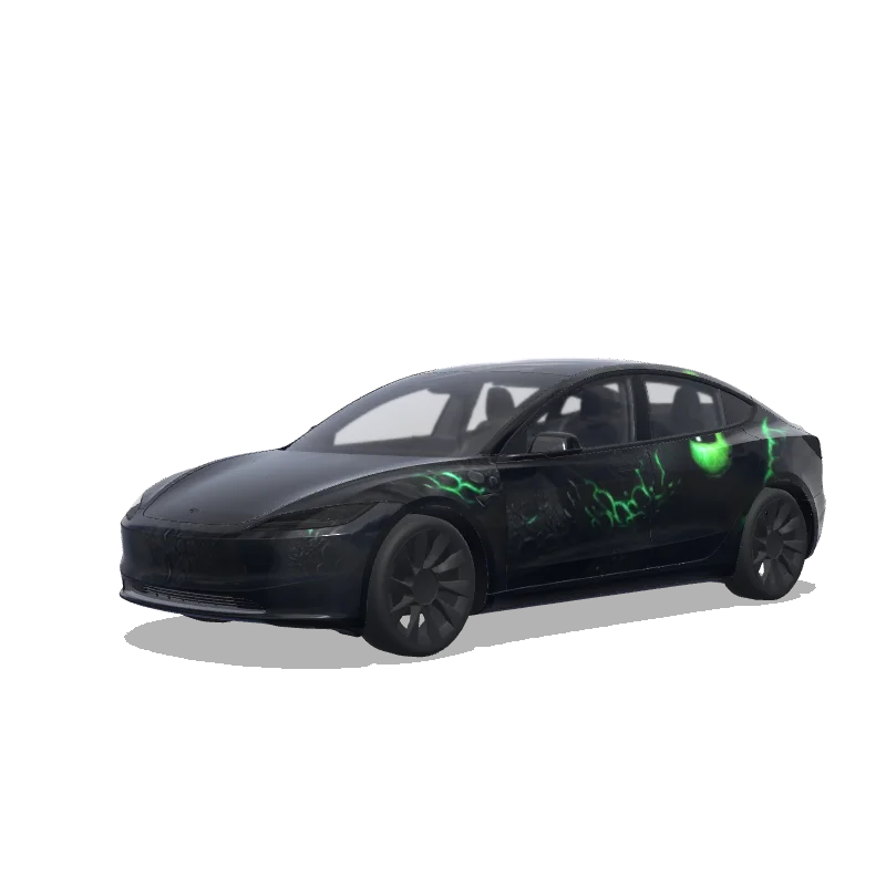 Tesla Model 3 (2024+ Standard/Premium) custom wrap design