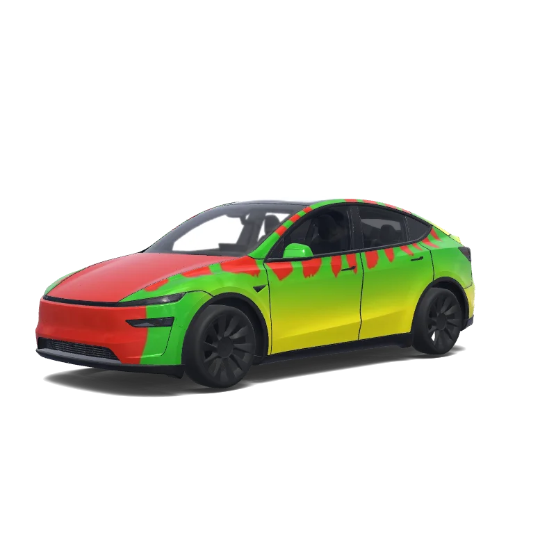 Tesla Model Y (2025+ Premium) custom wrap design