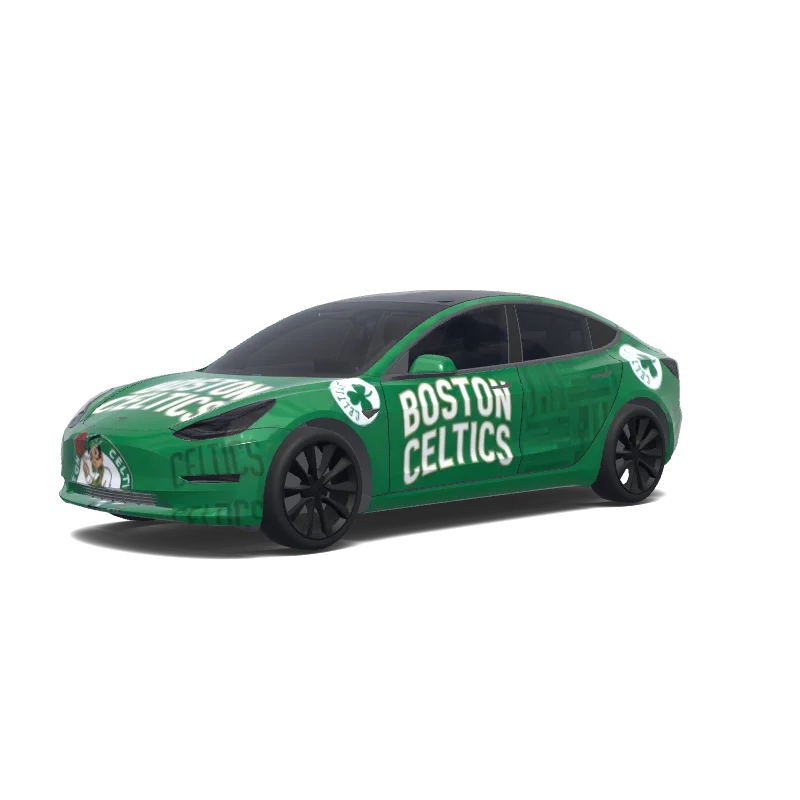 Tesla Model 3 custom wrap design