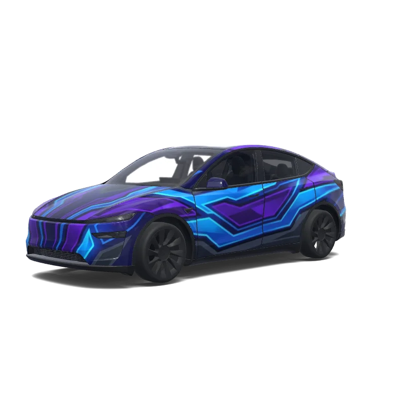 Tesla Model Y (2025+ Premium) custom wrap design