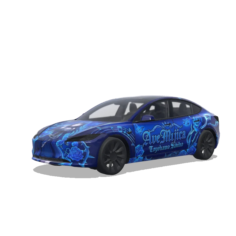 Tesla Model 3 (2024+ Standard/Premium) custom wrap design